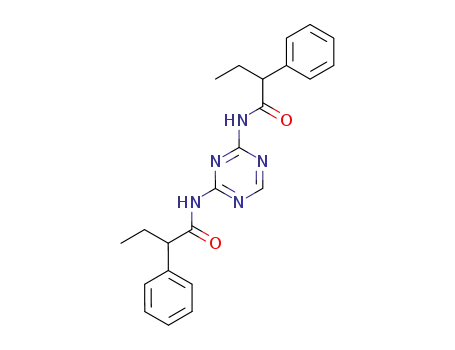 Molecular Structure of 114793-37-2 (bis-(2-phenyl-butyrylamino)-[1,3,5]triazine)