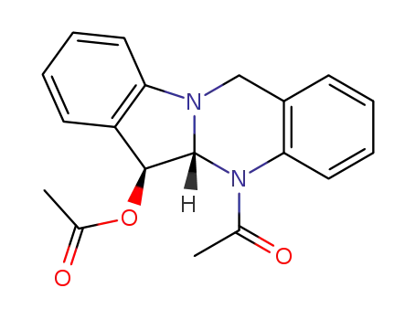 6-acetoxy-5-acetyl-5,5a,6,12-tetrahydroindolo<2,1-b>-quinazoline