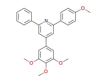Pyridine, 2-(4-methoxyphenyl)-6-phenyl-4-(3,4,5-trimethoxyphenyl)-