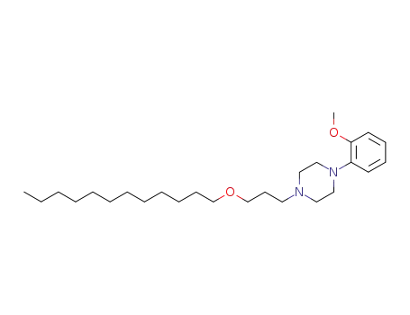 Molecular Structure of 116283-15-9 (1-(3-dodecyloxy-propyl)-4-(2-methoxy-phenyl)-piperazine)