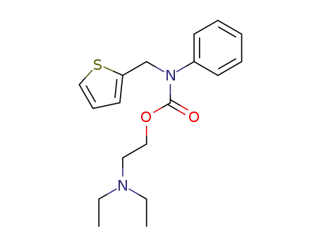 phenyl-[2]thienylmethyl-carbamic acid-(2-diethylamino-ethyl ester)