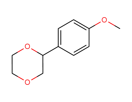 Molecular Structure of 23219-14-9 ((4-methoxy-phenyl)-[1,4]dioxane)