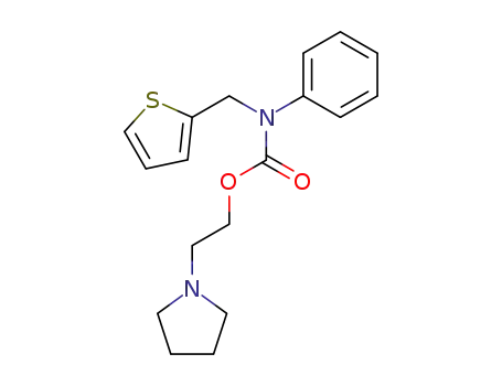 phenyl-[2]thienylmethyl-carbamic acid-(2-pyrrolidino-ethyl ester)