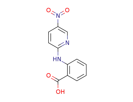 Molecular Structure of 28024-48-8 (2-(5-nitro-pyridin-2-ylamino)-benzoic acid)