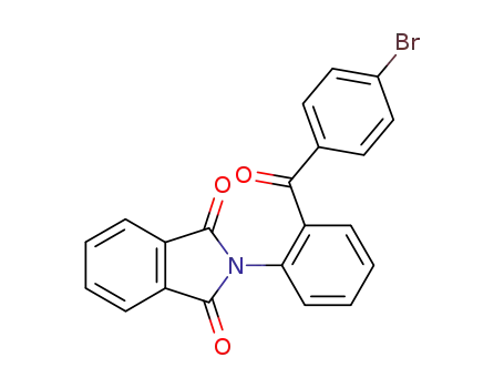Molecular Structure of 102703-55-9 (<i>N</i>-[2-(4-bromo-benzoyl)-phenyl]-phthalimide)