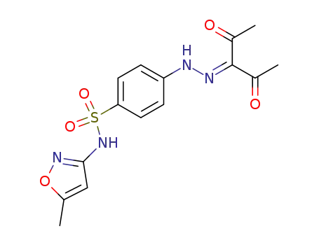 Benzenesulfonamide,
4-[(1-acetyl-2-oxopropylidene)hydrazino]-N-(5-methyl-3-isoxazolyl)-