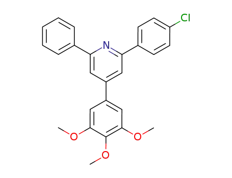 Pyridine, 2-(4-chlorophenyl)-6-phenyl-4-(3,4,5-trimethoxyphenyl)-