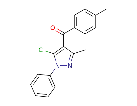 (5-chloro-3-methyl-1-phenyl-1<i>H</i>-pyrazol-4-yl)-<i>p</i>-tolyl ketone