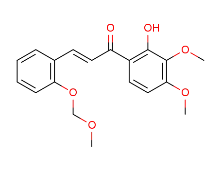 2'-hydroxy-3',4'-dimethoxy-2-methoxymethoxy-<i>trans</i>-chalcone