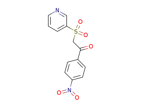 1-(4-nitro-phenyl)-2-(pyridine-3-sulfonyl)-ethanone