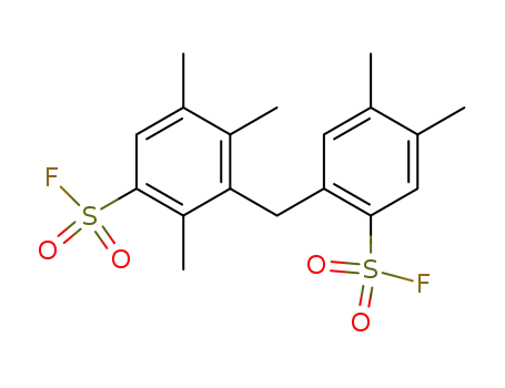 3-(2-Fluorosulfonyl-4,5-dimethyl-benzyl)-2,4,5-trimethyl-benzenesulfonyl fluoride