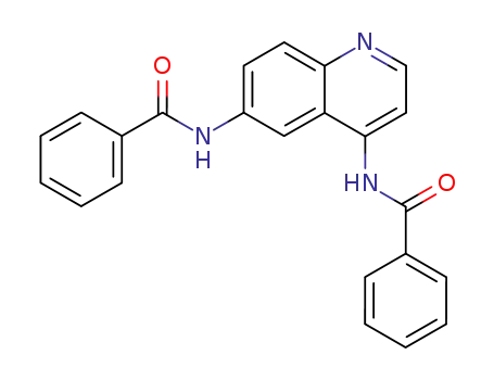 <i>N</i>,<i>N</i>'-quinoline-4,6-diyl-bis-benzamide