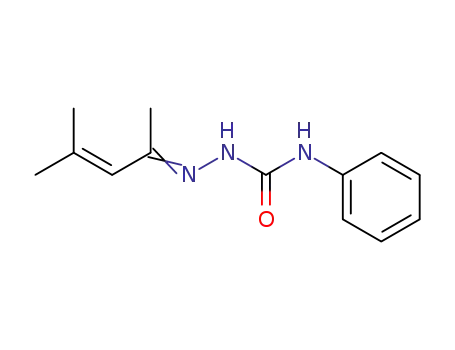 Molecular Structure of 861355-88-6 (4-methyl-pent-3-en-2-one-(4-phenyl semicarbazone))