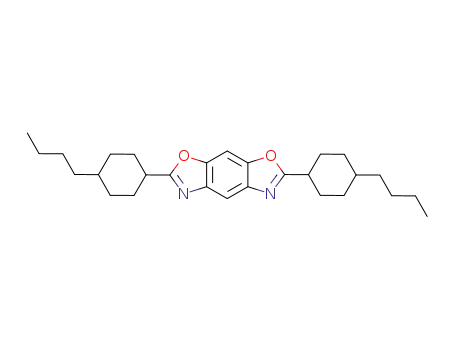 Molecular Structure of 132668-29-2 (2,6-Bis-(4-butyl-cyclohexyl)-benzo[1,2-d;5,4-d']bisoxazole)