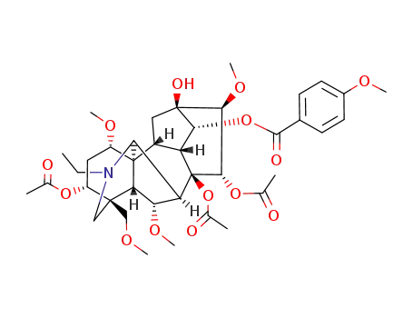 3,15-diacetyljesaconitine