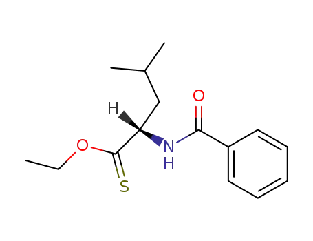 Pentanethioic acid, 2-(benzoylamino)-4-methyl-, O-ethyl ester, (2S)-
