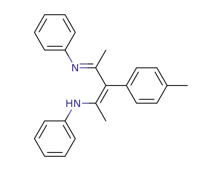 N-<1-Methyl-2-(4-methylphenyl)-3-phenylimino-1-butenyl>benzolamin