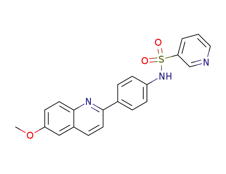 pyridine-3-sulfonic acid-[4-(6-methoxy-[2]quinolyl)-anilide]