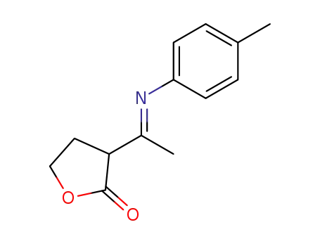 2(3H)-Furanone, dihydro-3-[1-[(4-methylphenyl)imino]ethyl]-