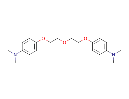 Molecular Structure of 116104-16-6 (tetra-<i>N</i>-methyl-4,4'-(3-oxa-pentanediyldioxy)-di-aniline)
