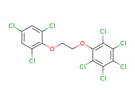 1-pentachlorophenoxy-2-(2,4,6-trichloro-phenoxy)-ethane