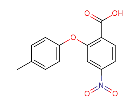 Benzoic acid, 2-(4-methylphenoxy)-4-nitro-