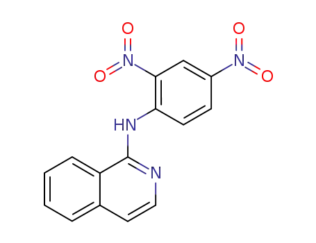 Molecular Structure of 859962-83-7 ((2,4-dinitro-phenyl)-[1]isoquinolyl-amine)