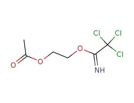 2,2,2-trichloro-acetimidic acid-(2-acetoxy-ethyl ester)