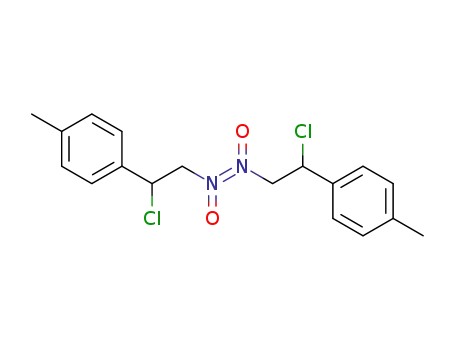 bis-(2-chloro-2-<i>p</i>-tolyl-ethyl)-diazene-<i>N</i>,<i>N</i>'-dioxide