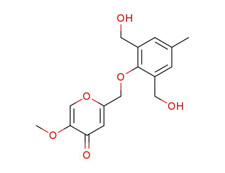 2-(2,6-bis-hydroxymethyl-4-methyl-phenoxymethyl)-5-methoxy-pyran-4-one