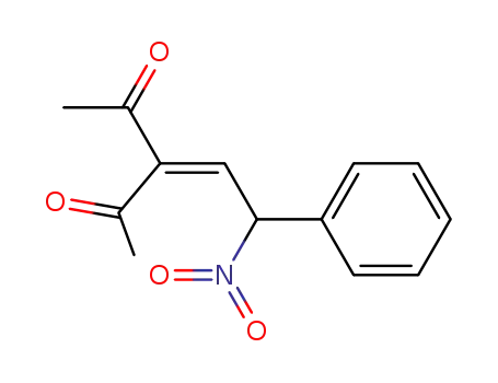 3-(2-nitro-2-phenyl-ethylidene)-pentane-2,4-dione
