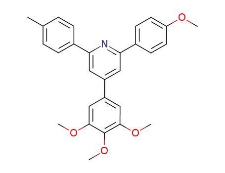 Pyridine,
2-(4-methoxyphenyl)-6-(4-methylphenyl)-4-(3,4,5-trimethoxyphenyl)-