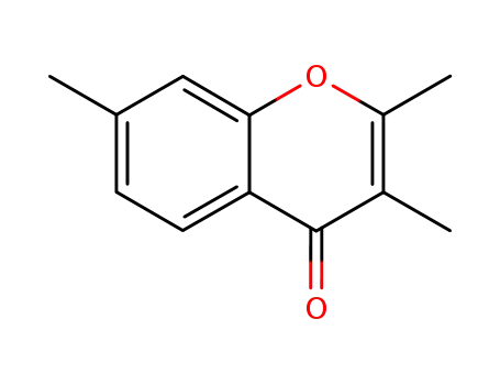 Molecular Structure of 106949-32-0 (4H-1-Benzopyran-4-one, 2,3,7-trimethyl-)