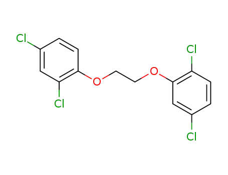 Molecular Structure of 108476-37-5 (1-(2,4-dichloro-phenoxy)-2-(2,5-dichloro-phenoxy)-ethane)