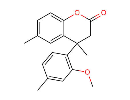 4-(2-methoxy-4-methyl-phenyl)-4,6-dimethyl-chroman-2-one