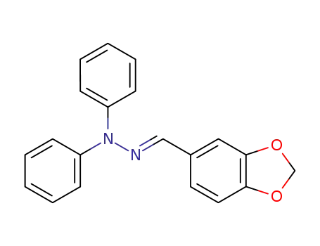 Molecular Structure of 97816-20-1 (1,3-Benzodioxole-5-carboxaldehyde, diphenylhydrazone)