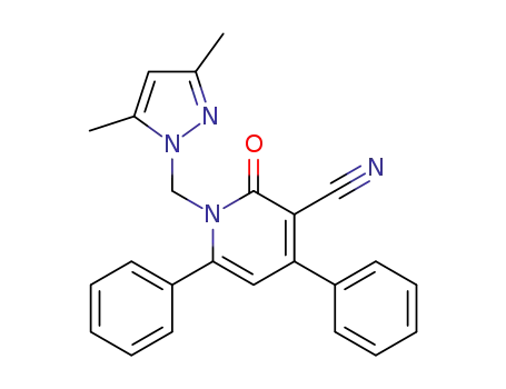 1-(3-cyano-4,6-diphenylpyrid-2-on-1-yl)methyl-3,5-dimethyl-1H-pyrazole