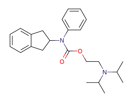 indan-2-yl-phenyl-carbamic acid-(2-diisopropylamino-ethyl ester)