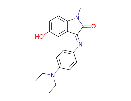 3-(4-diethylamino-phenylimino)-5-hydroxy-1-methyl-indolin-2-one