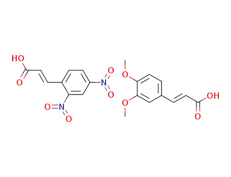 3,4-dimethoxycinnamic acid - 2,4-dinitrocinnamic acid 1:1 complex