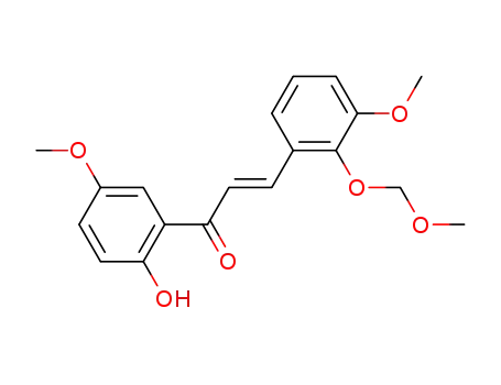 Molecular Structure of 110048-24-3 (2'-hydroxy-3,5'-dimethoxy-2-methoxymethoxy-<i>trans</i>-chalcone)