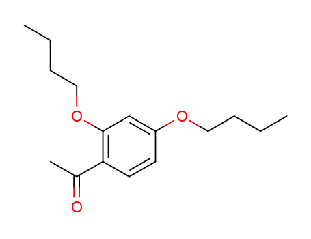 Molecular Structure of 101271-79-8 (1-(2,4-dibutoxy-phenyl)-ethanone)