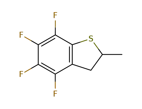 4,5,6,7-tetrafluoro-2,3-dihydro-2-methyl-1-benzothiophen