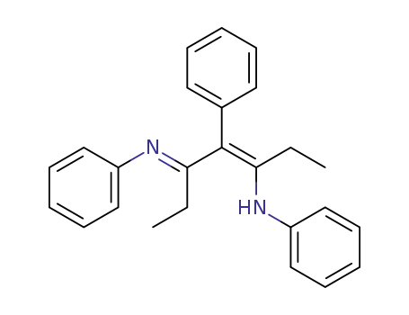 N-(1-Ethyl-2-phenyl-3-phenylimino-1-pentenyl)benzolamin