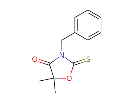 3-benzyl-5,5-dimethyl-2-thioxo-oxazolidin-4-one