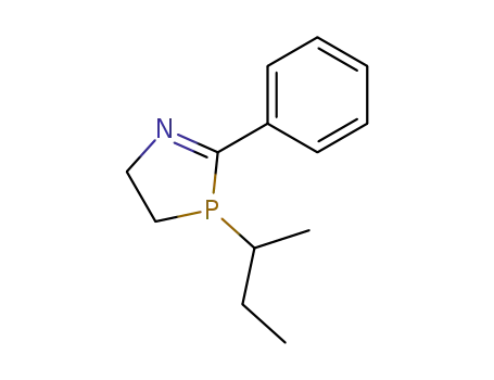 Molecular Structure of 112150-11-5 (3H-1,3-Azaphosphole, 4,5-dihydro-3-(1-methylpropyl)-2-phenyl-)