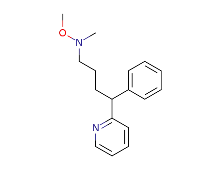 <i>N</i>,<i>O</i>-dimethyl-<i>N</i>-(4-phenyl-4-[2]pyridyl-butyl)-hydroxylamine