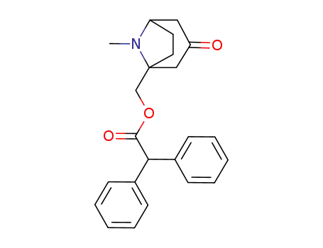 1-(diphenylacetoxy-methyl)-tropan-3-one