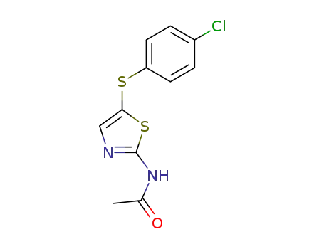 <i>N</i>-[5-(4-chloro-phenylsulfanyl)-thiazol-2-yl]-acetamide
