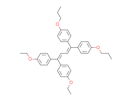 1,1-bis-(4-ethoxy-phenyl)-4,4-bis-(4-propoxy-phenyl)-buta-1,3-diene